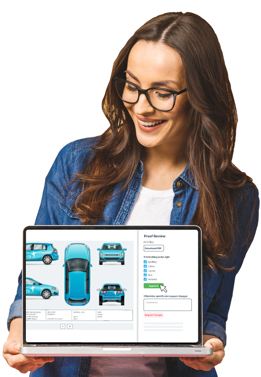 Man smiling and holding a smartphone displaying an app