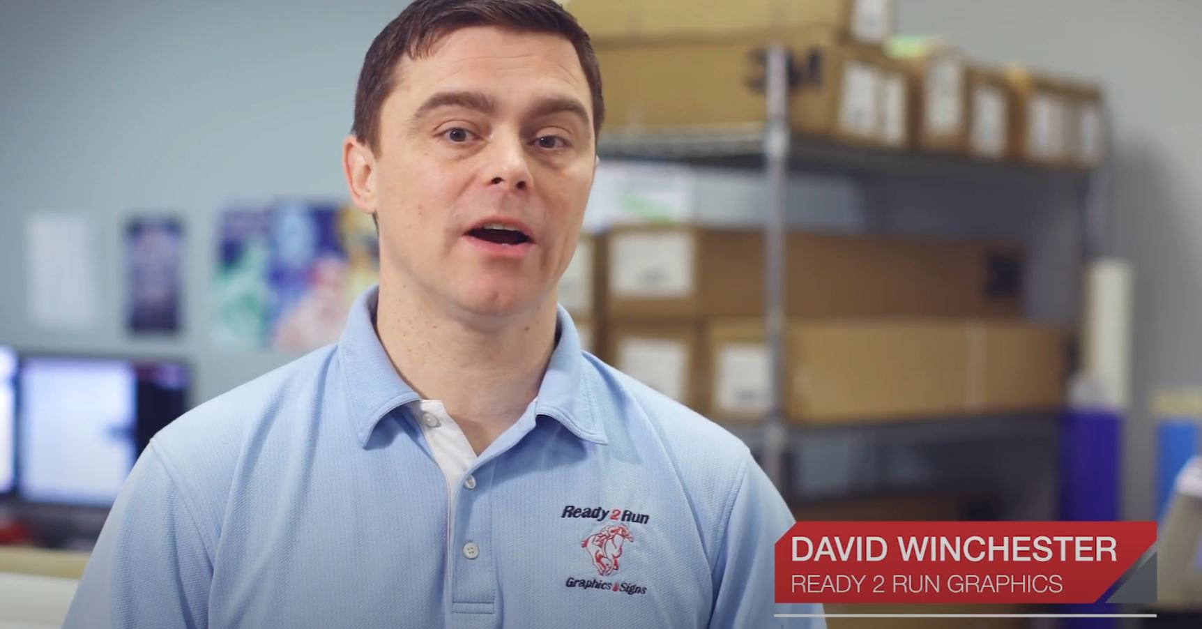 Video testimonial from David Winchester
