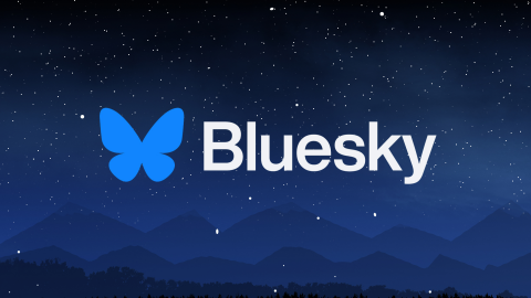 Bluesky logo on a night sky is this the right marketing platform for b2b businesses.