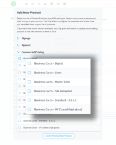pre built products in shopVOX make adding new products fast.