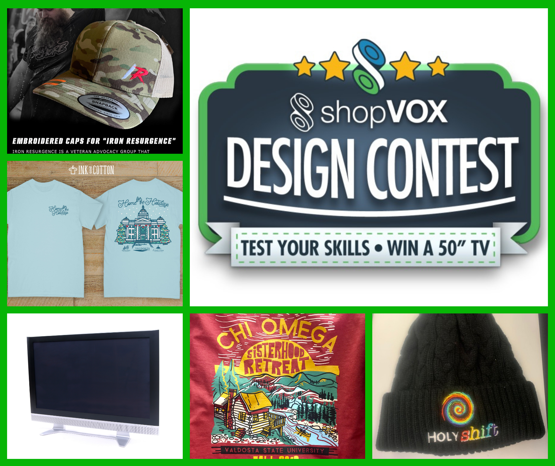 Creative Custom Apparel Design Contest Finalists
